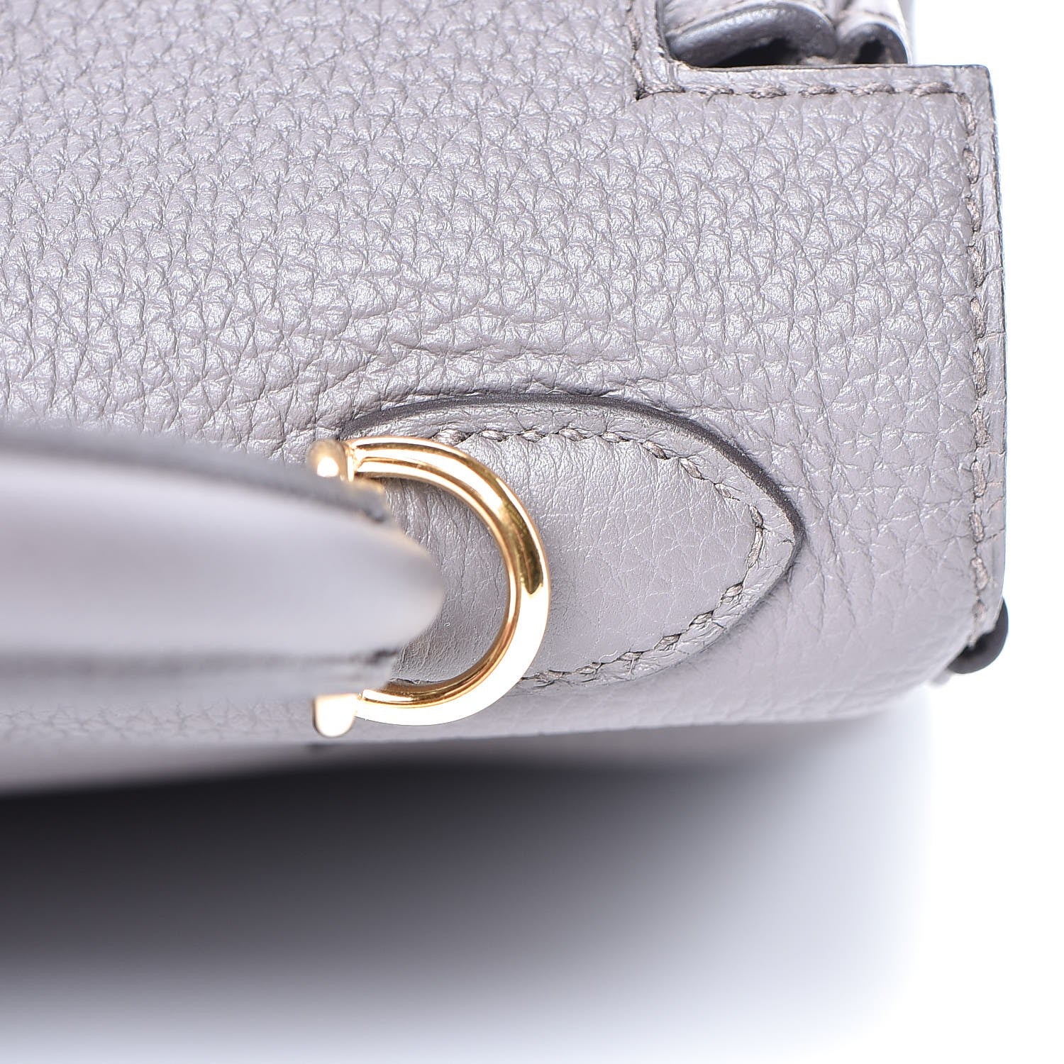 Hermes Togo Kelly Retourne 25 Etain 14 of 35