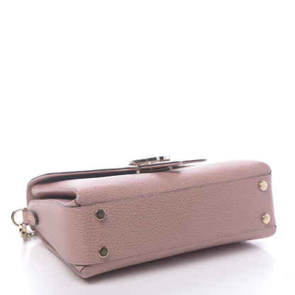 Gucci Dollar Calfskin Interlocking G Top Handle Shoulder Bag Soft Pink 4 of 10