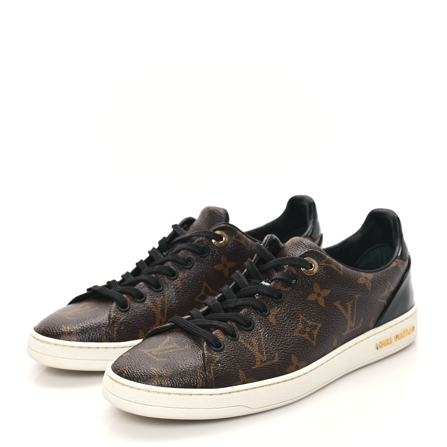 Louis Vuitton Patent Monogram Frontrow Sneakers 38 3 of 8