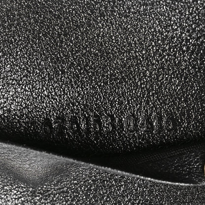 Gucci Wonka Grain Calfskin GG Monogram Embossed 6 Key Holder Black 7 of 7