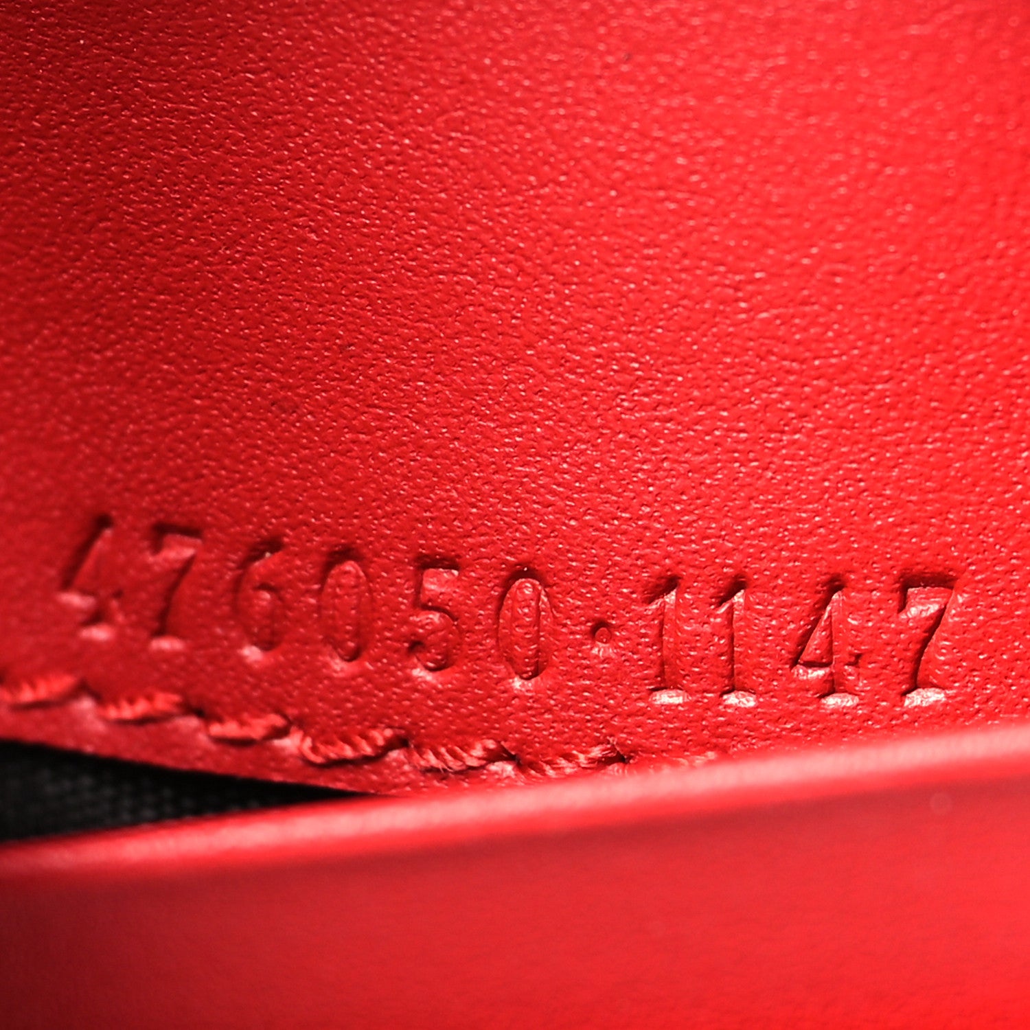Gucci GG Supreme Monogram Cherry Embellished Card Case Wallet Hibiscus Red 8 of 12