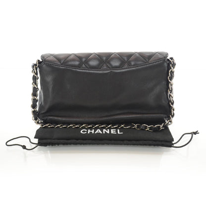 Chanel Lambskin Quilted CC Turnlock Flap Shoulder Bag Black 3 of 9