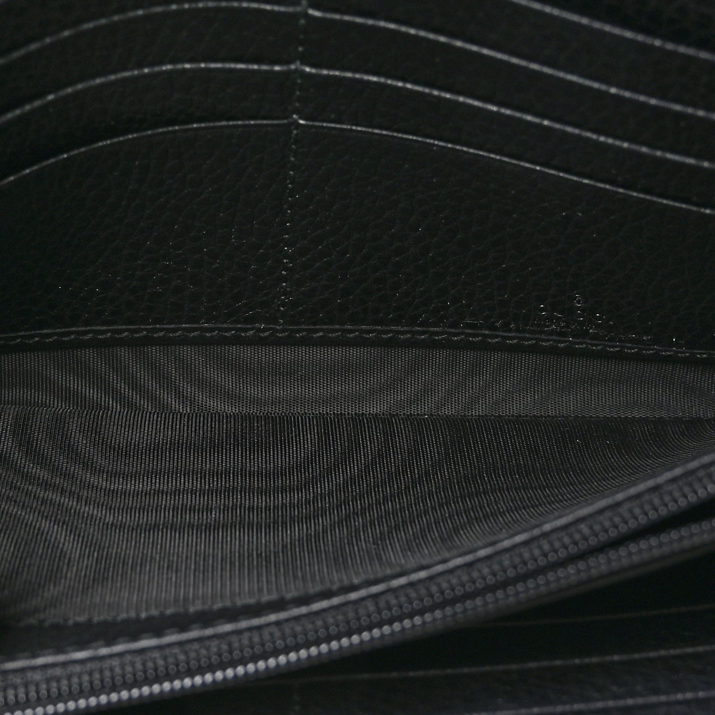 Dollar Calfskin GG Marmont Continental Wallet Black