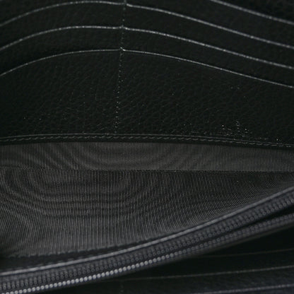 Gucci Dollar Calfskin GG Marmont Continental Wallet Black 5 of 9
