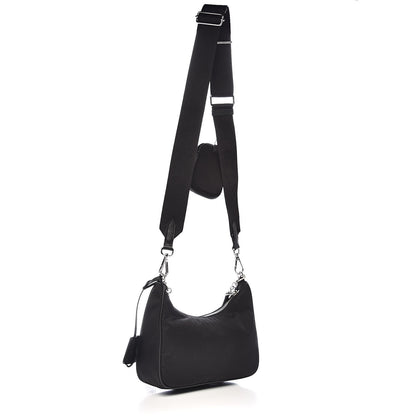 Prada Nylon Re-Edition 2005 Shoulder Bag Black 4 of 12