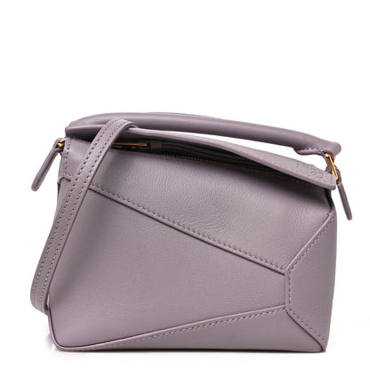 Loewe Calfskin Mini Puzzle Edge Bag Pale Aubergine Glaze 1 of 9