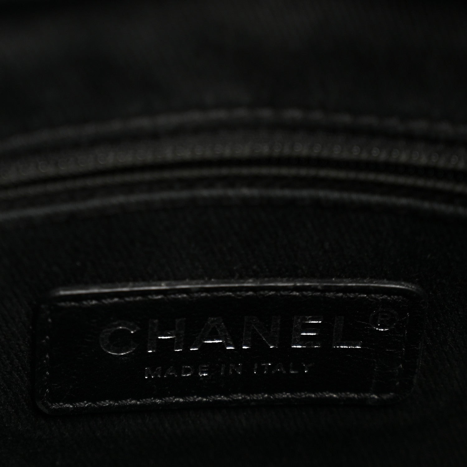 Chanel Canvas Deauville Drawstring Bucket Bag Black 6 of 15