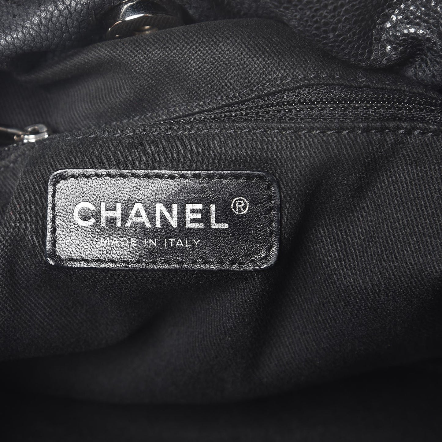 Caviar 31 Drawstring Tote Black