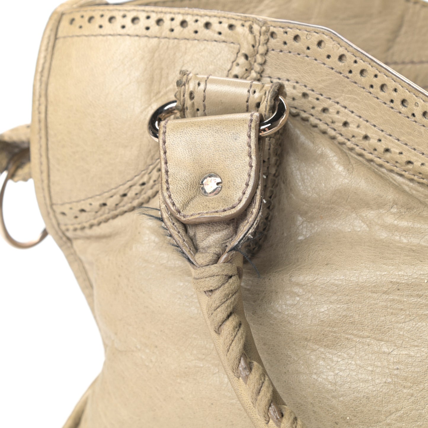 Agneau Giant Brogues Hardware City Praline
