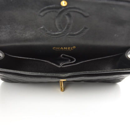 Chanel Caviar Quilted Medium Double Flap Black 5 of 15