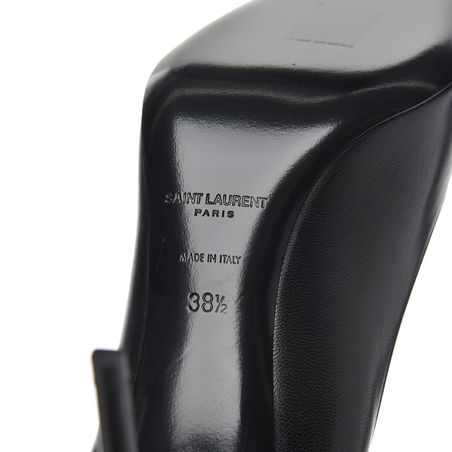 Saint Laurent Calfskin Zoe 85 Pumps 38.5 Black 6 of 11