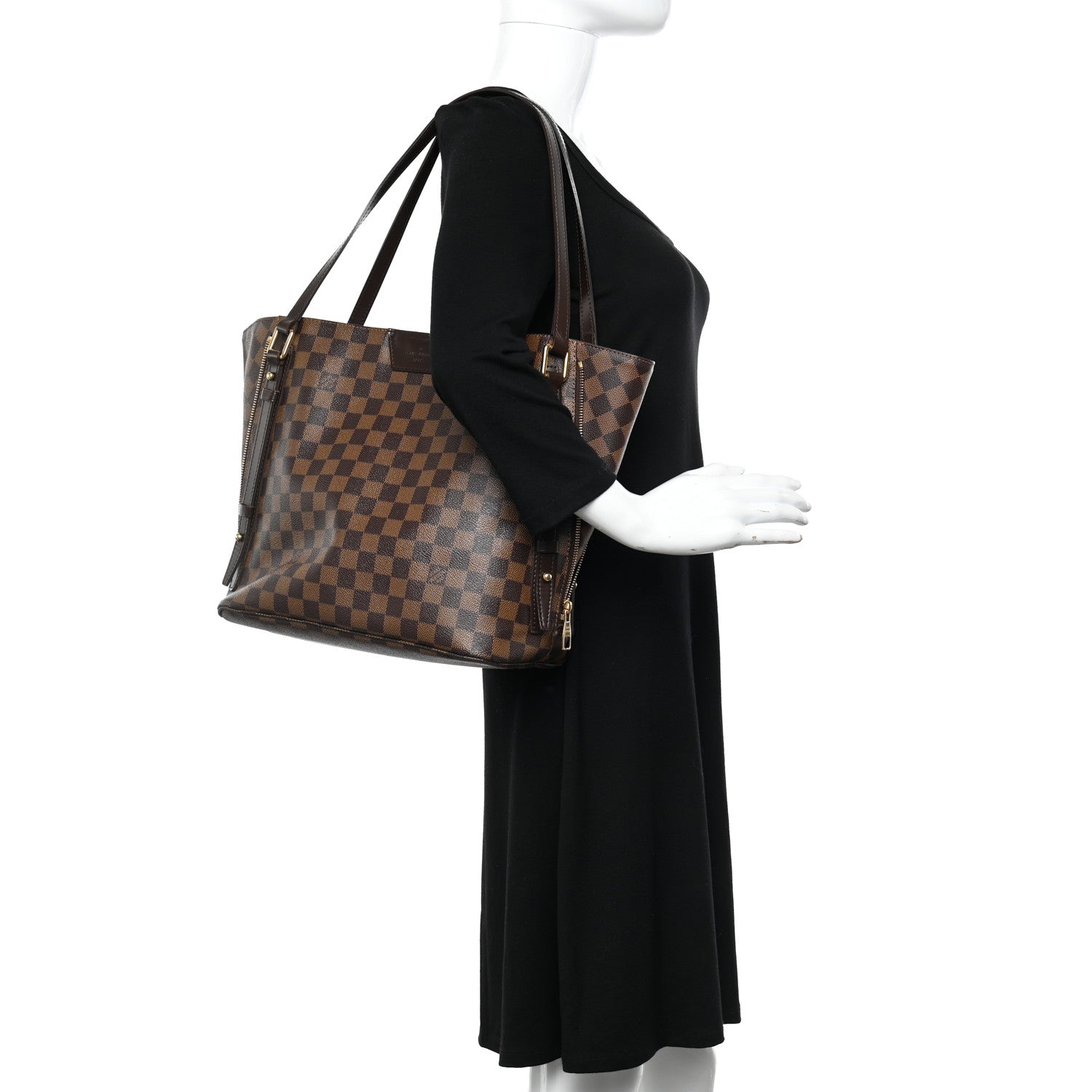 Louis Vuitton Damier Ebene Cabas Rivington 2 of 10