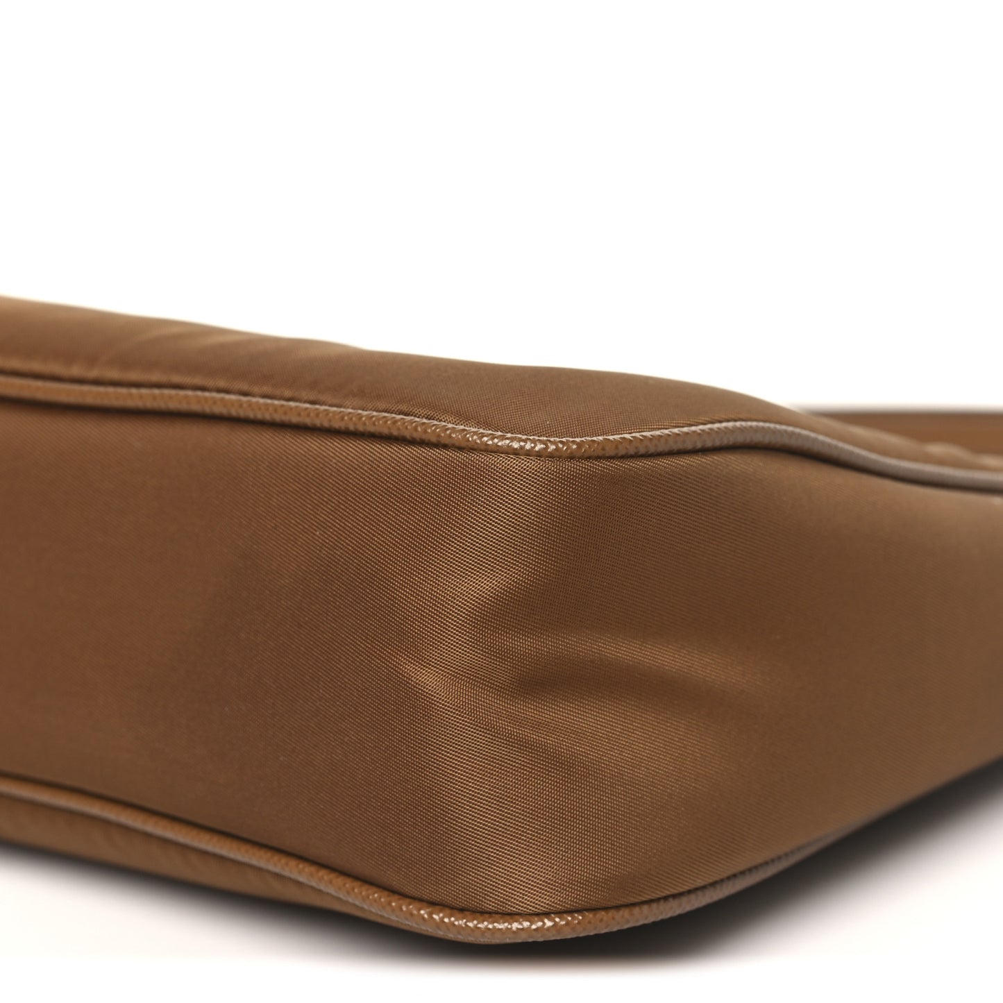 Re-Nylon Saffiano Mini Re-Edition 2005 Bag Brandy