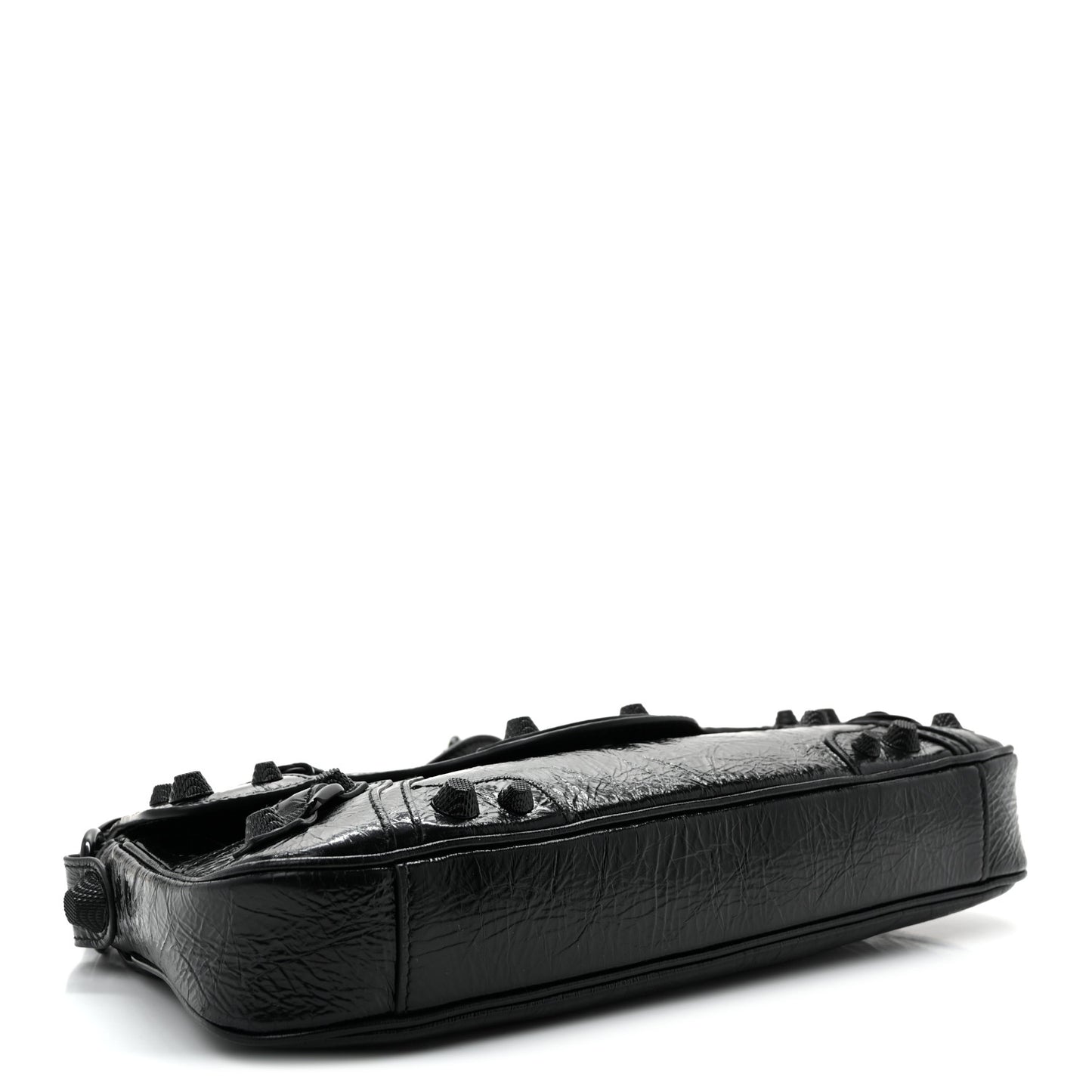 Agneau Arena Monochrome Small Le Cagole Sling Bag Black