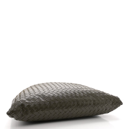 Bottega Veneta Calfskin Intrecciato Large Hop Kaki 4 of 11