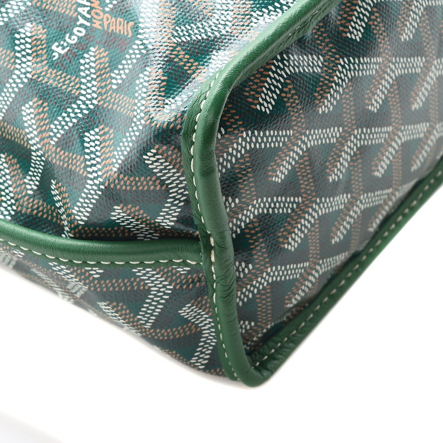 Goyardine Reversible Mini Anjou Green