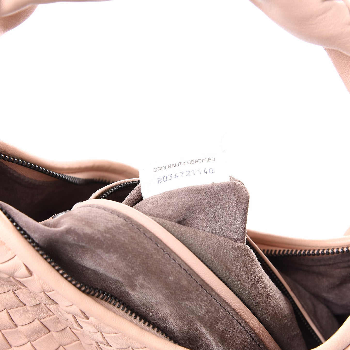 Nappa Intrecciato Medium Veneta Hobo Flamingo