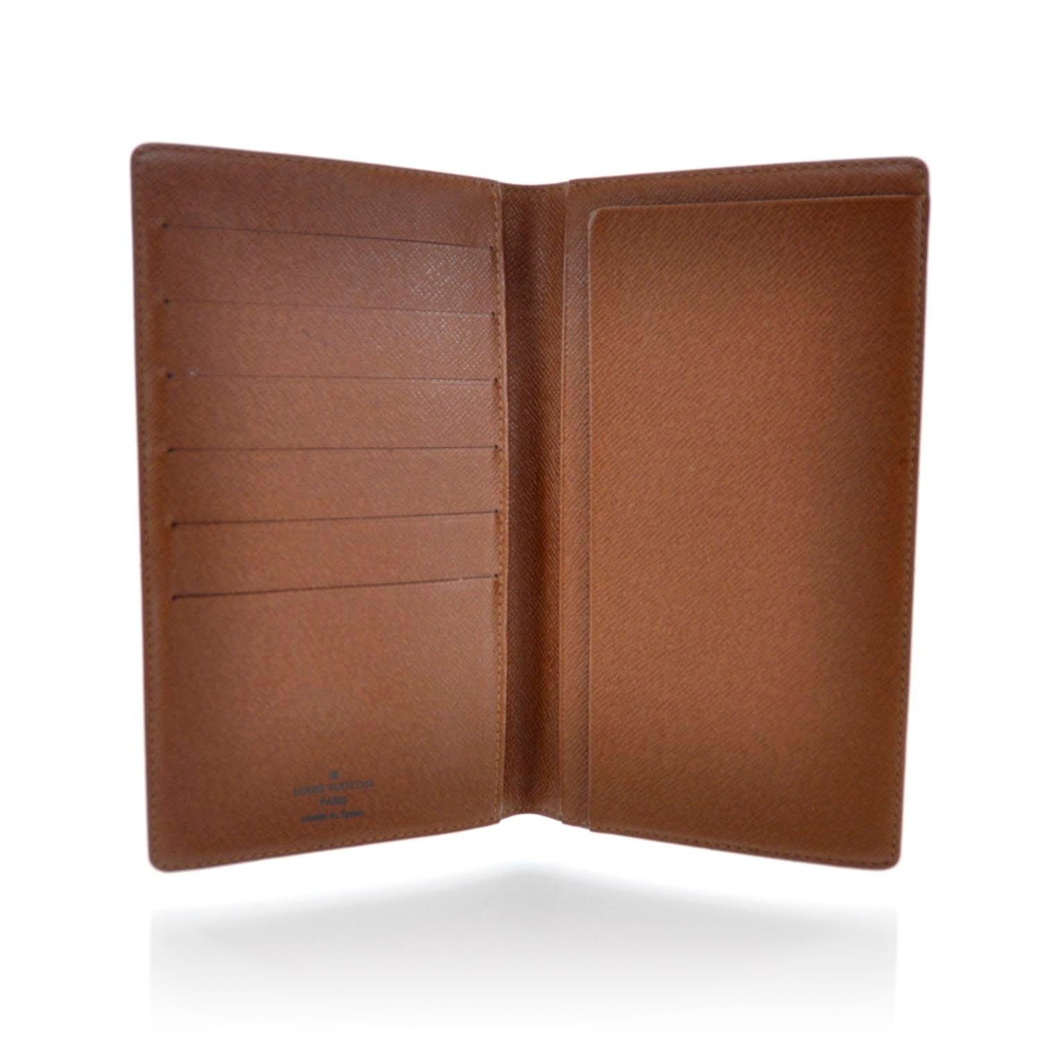 Louis Vuitton Monogram Porte Valeurs Checkbook Wallet 3 of 6