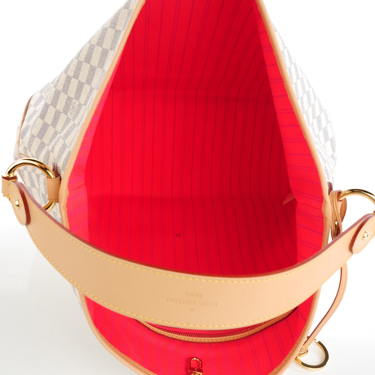 Louis Vuitton Damier Azur Delightful MM Pink 5 of 8
