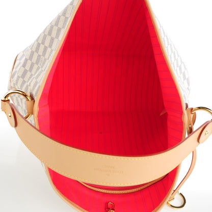 Louis Vuitton Damier Azur Delightful MM Pink 5 of 8