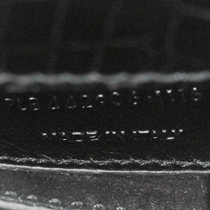 Saint Laurent Calfskin Crocodile Embossed Medium Monogram Sunset Black 7 of 10