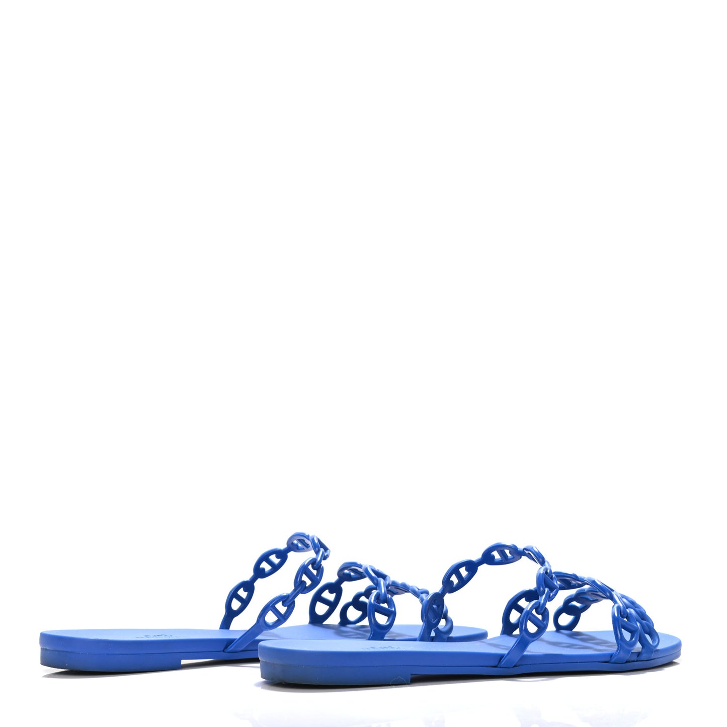 Rubber Chaine d'Ancre Rivage Sandals 37 Bleu Smalt
