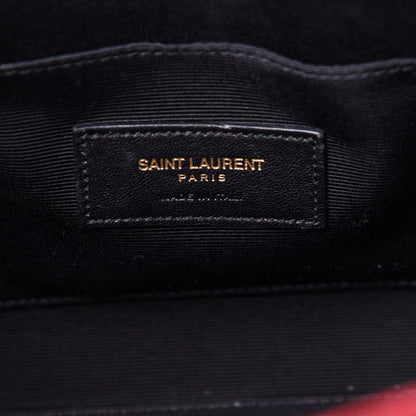 Saint Laurent Grained Calfskin Nano Sac De Jour Lipstick Red 5 of 8