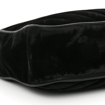 Saint Laurent Velvet Matelasse Monogram Lou Camera Bag Black 9 of 14