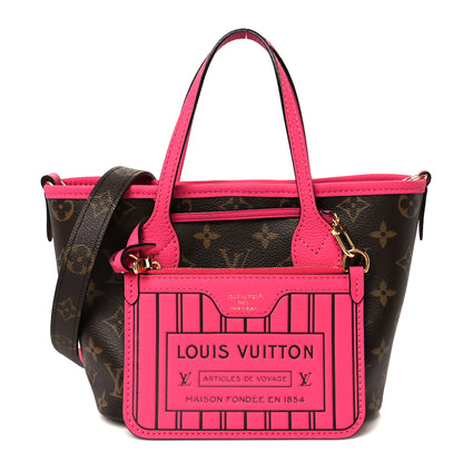 Louis Vuitton Monogram Neverfull Inside Out Bandouliere BB Rose Pondichery 1 of 10