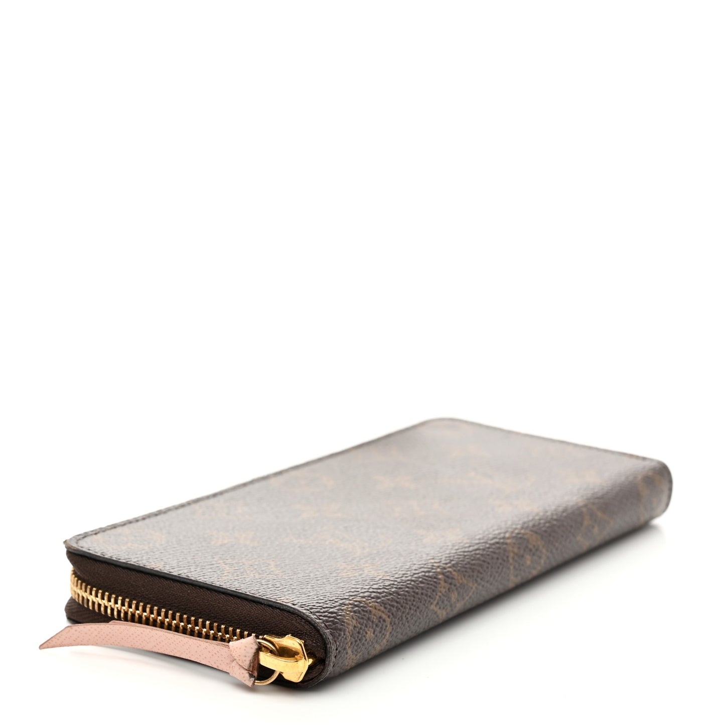 Monogram Clemence Wallet Rose Ballerine