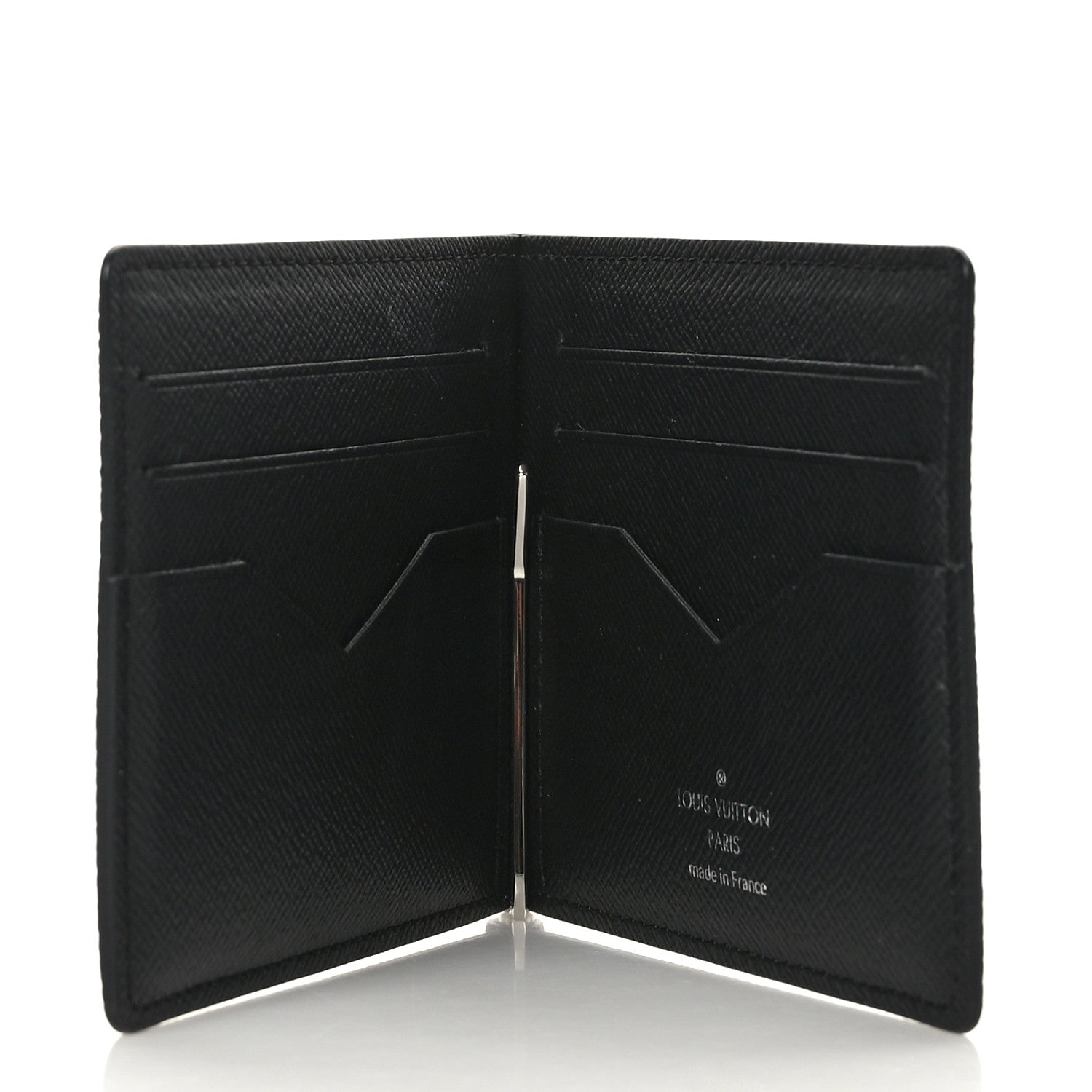 Louis Vuitton Taiga Pince Wallet Black 5 of 6