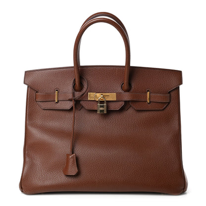 Hermes Ardennes Birkin 35 Noisette 1 of 20