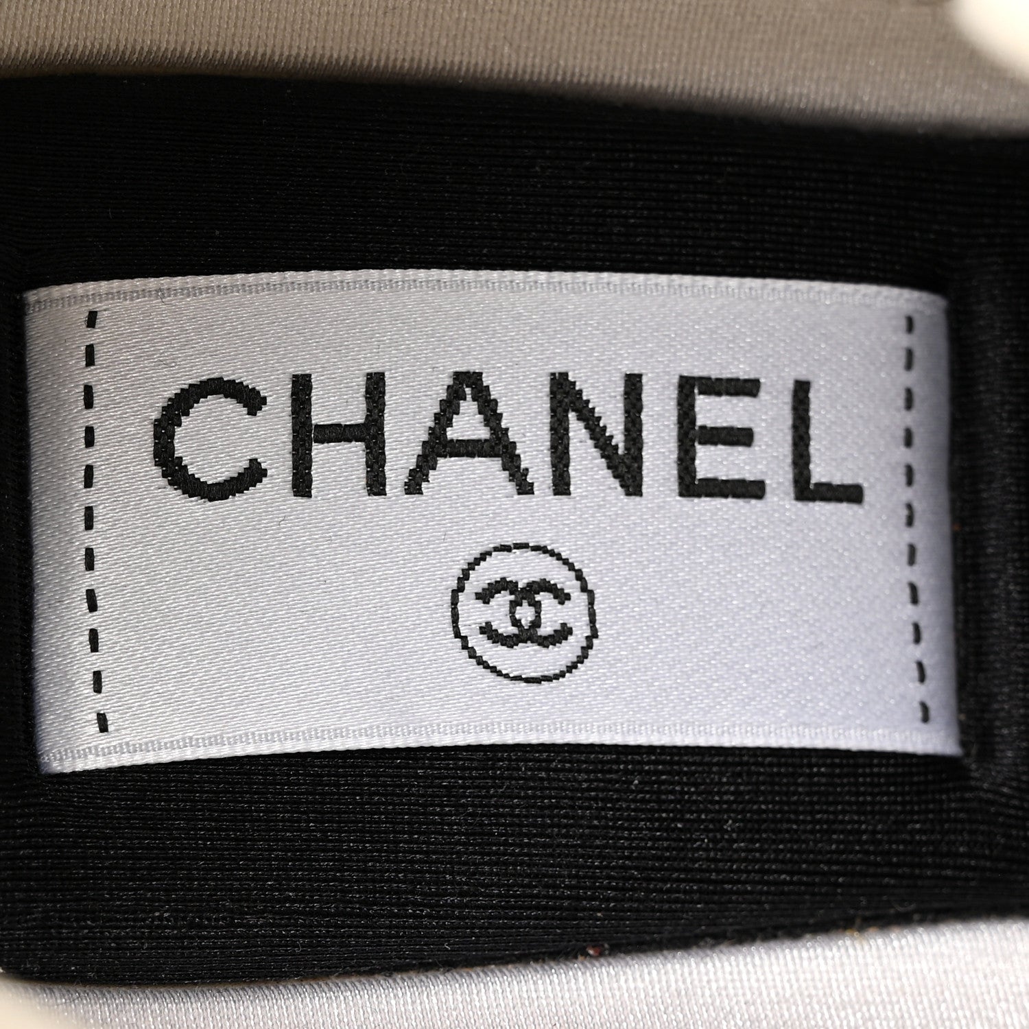 Chanel Velvet Calfskin Mixed Fibers CC Sneakers 37 Ivory Black 8 of 10
