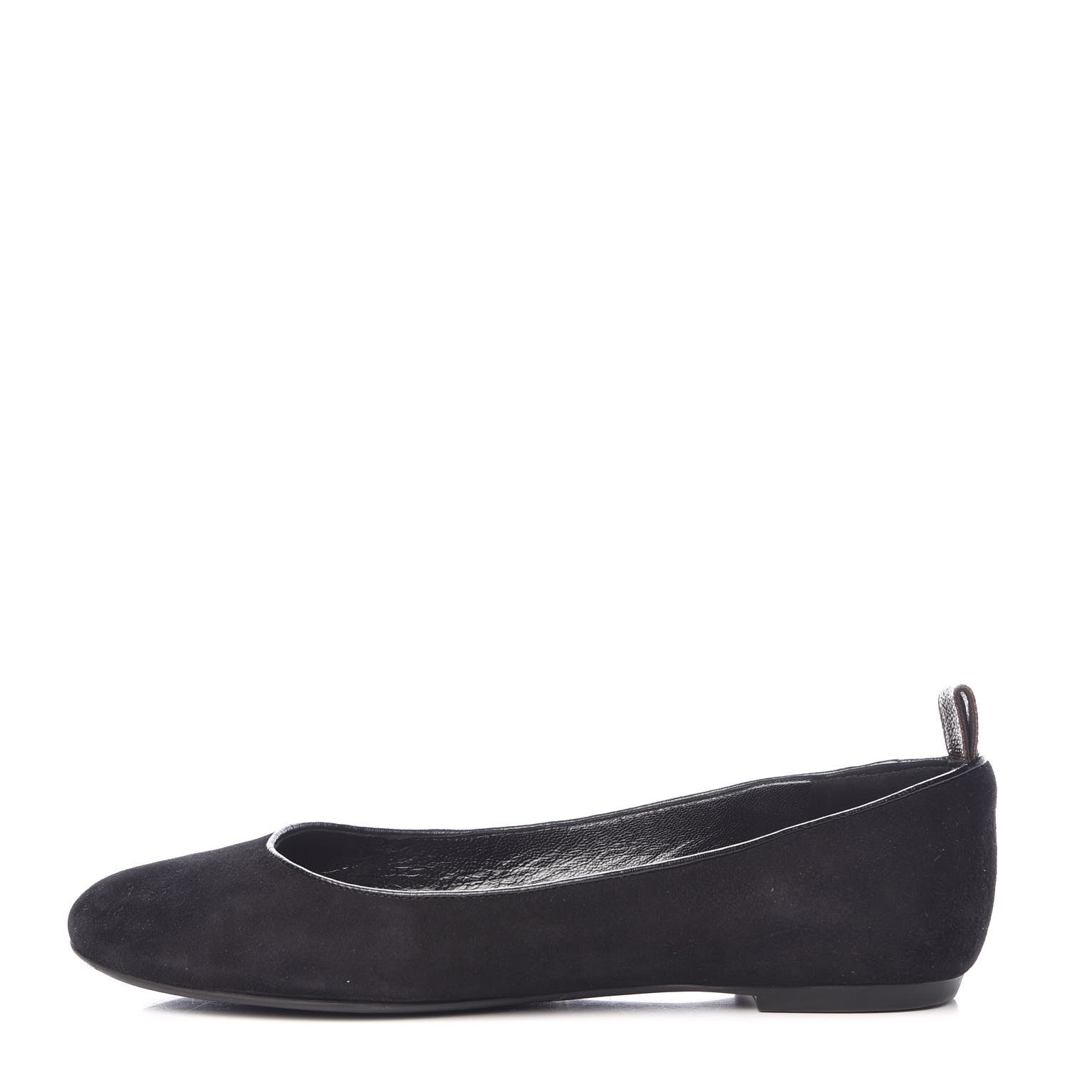 Louis Vuitton Suede Monogram Uniformes Ballet Flats 37.5 Black 1 of 12