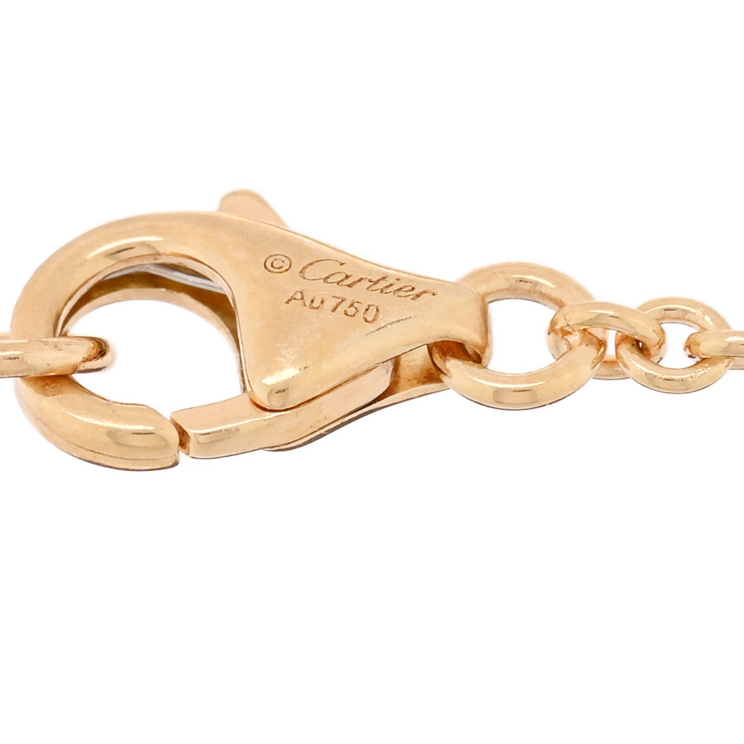 Cartier 18K Yellow Gold Interlocking LOVE Bracelet 3 of 4