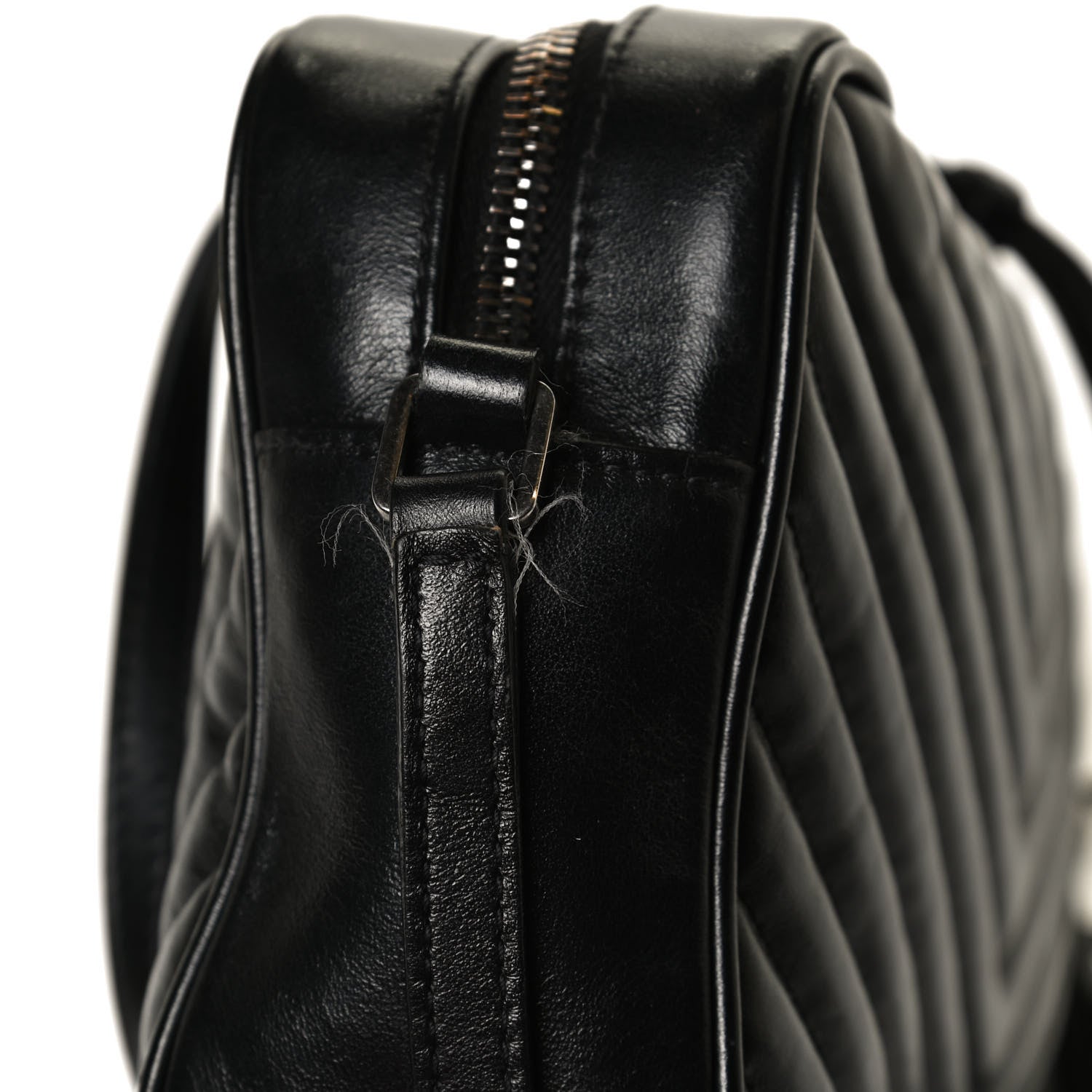 Saint Laurent Calfskin Matelasse Monogram Lou Camera Bag Black 17 of 17