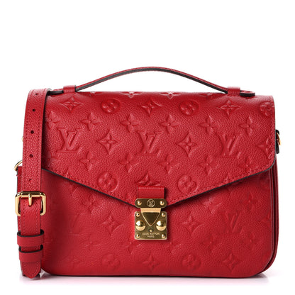 Louis Vuitton Empreinte Pochette Metis Scarlet 1 of 12