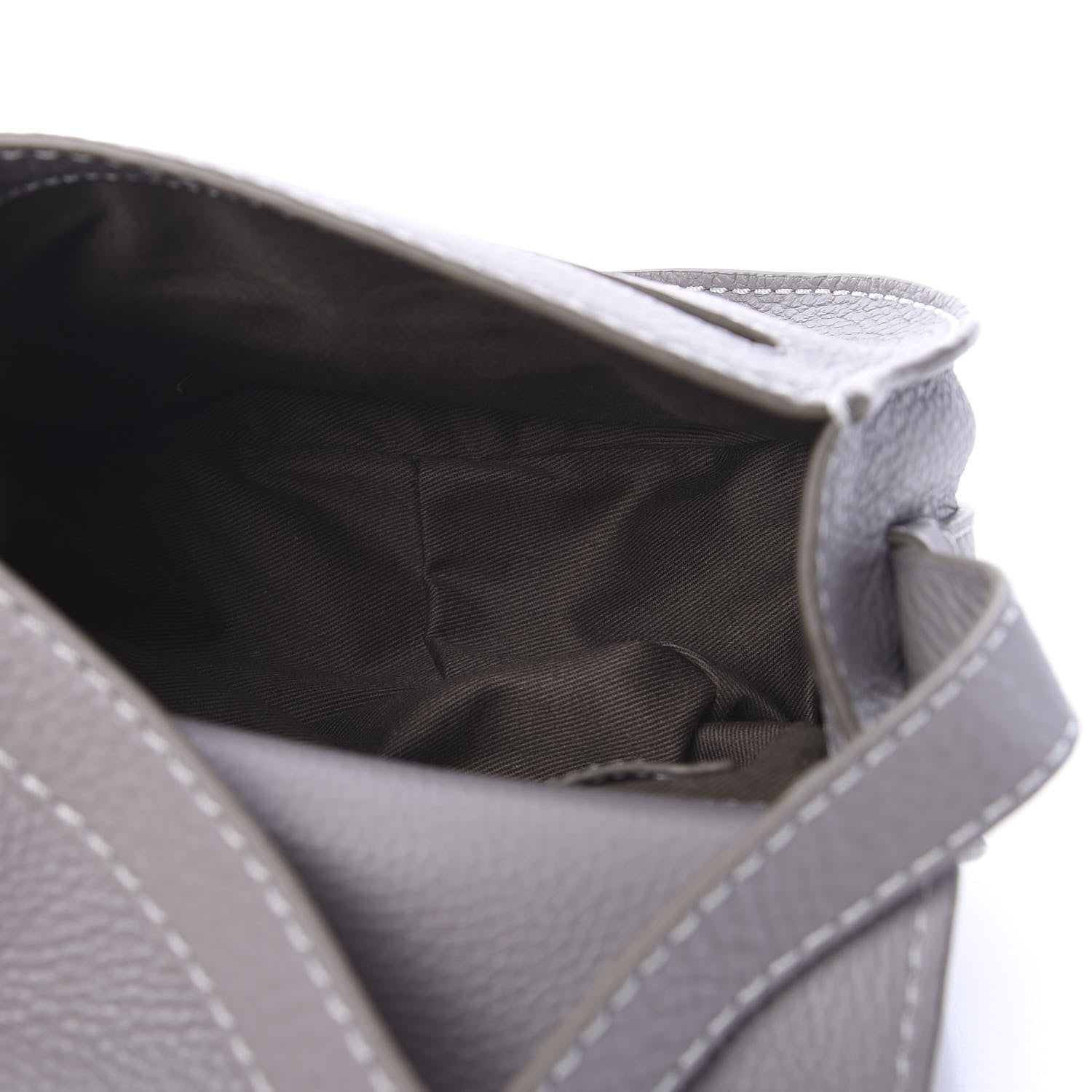 Chloe Calfskin Mini Marcie Round Crossbody Bag Cashmere Grey 4 of 10