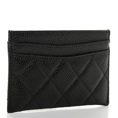 Chanel Caviar Quilted Card Holder Black 3 of 3