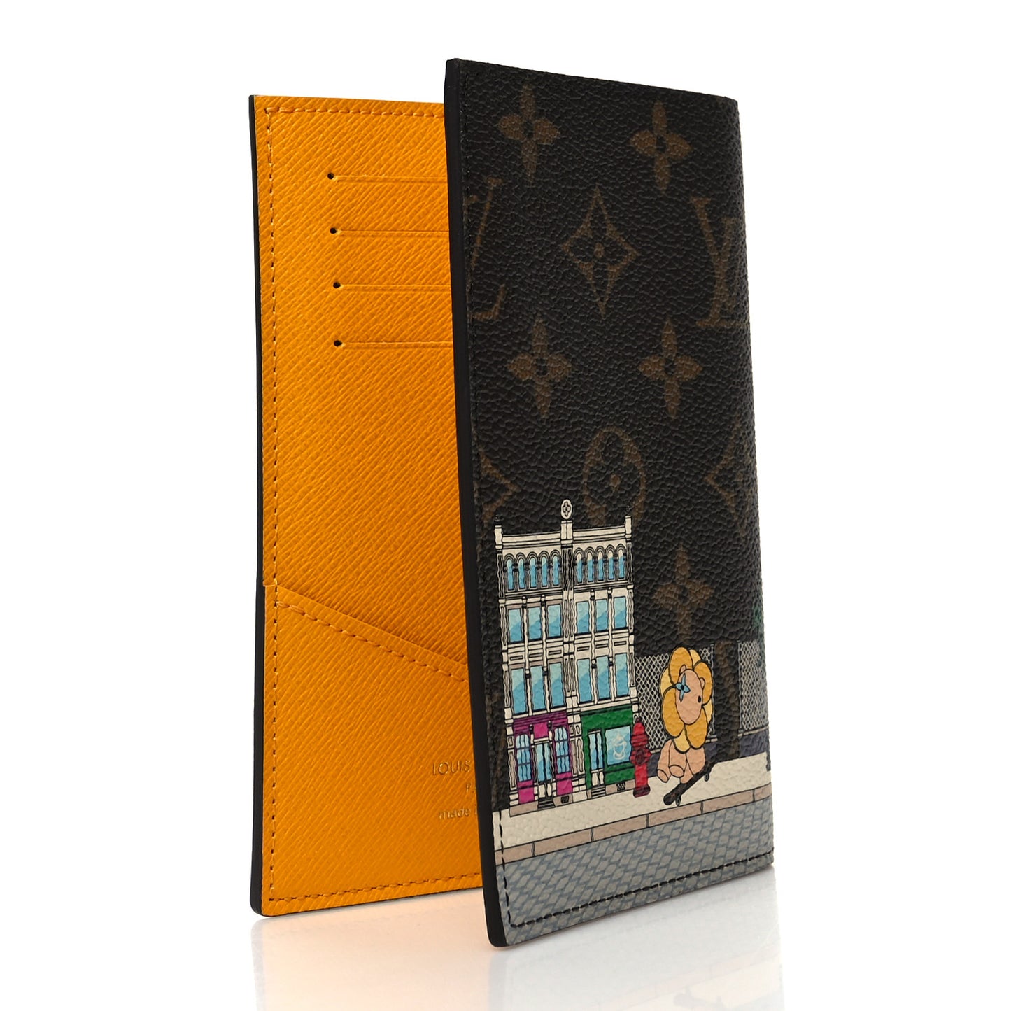 Monogram 2022 Christmas Animation New York Soho Passport Cover Yellow