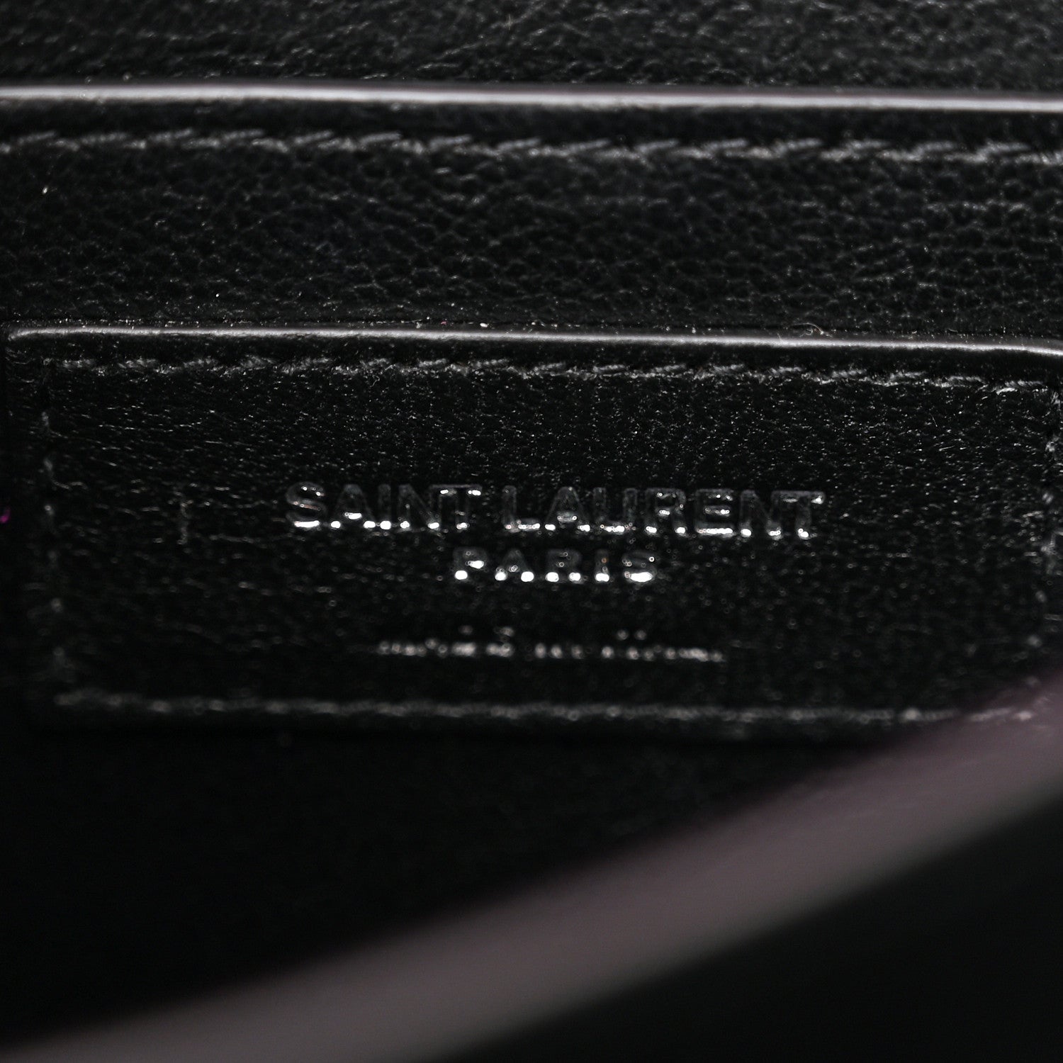 Saint Laurent Calfskin Mini Classic Monogram Cassandra Top Handle Bag Electric Fuchsia 6 of 10