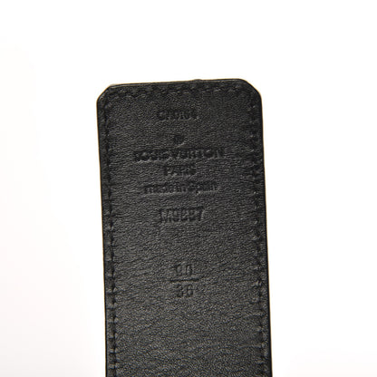 Louis Vuitton Calfskin 40mm LV Initiales Reversible Belt 90 36 Dark Brown Black 5 of 5