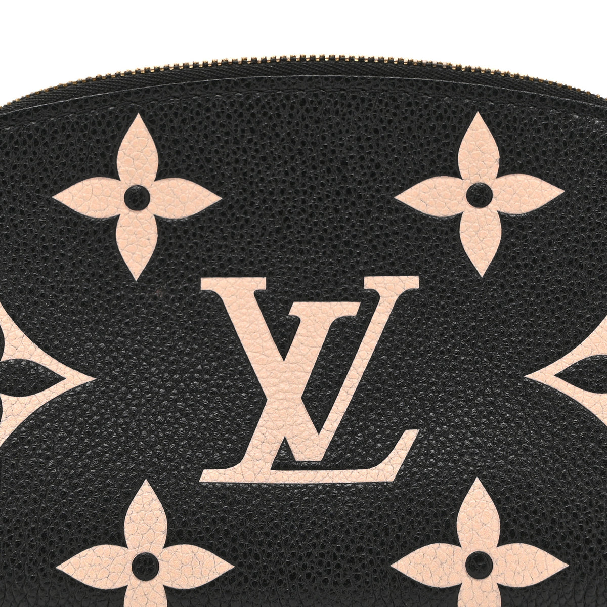 Empreinte Monogram Giant Cosmetic Pouch Black Beige