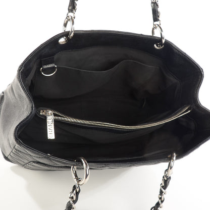Chanel Caviar Quilted Grand Shopping Tote GST Black 5 of 9