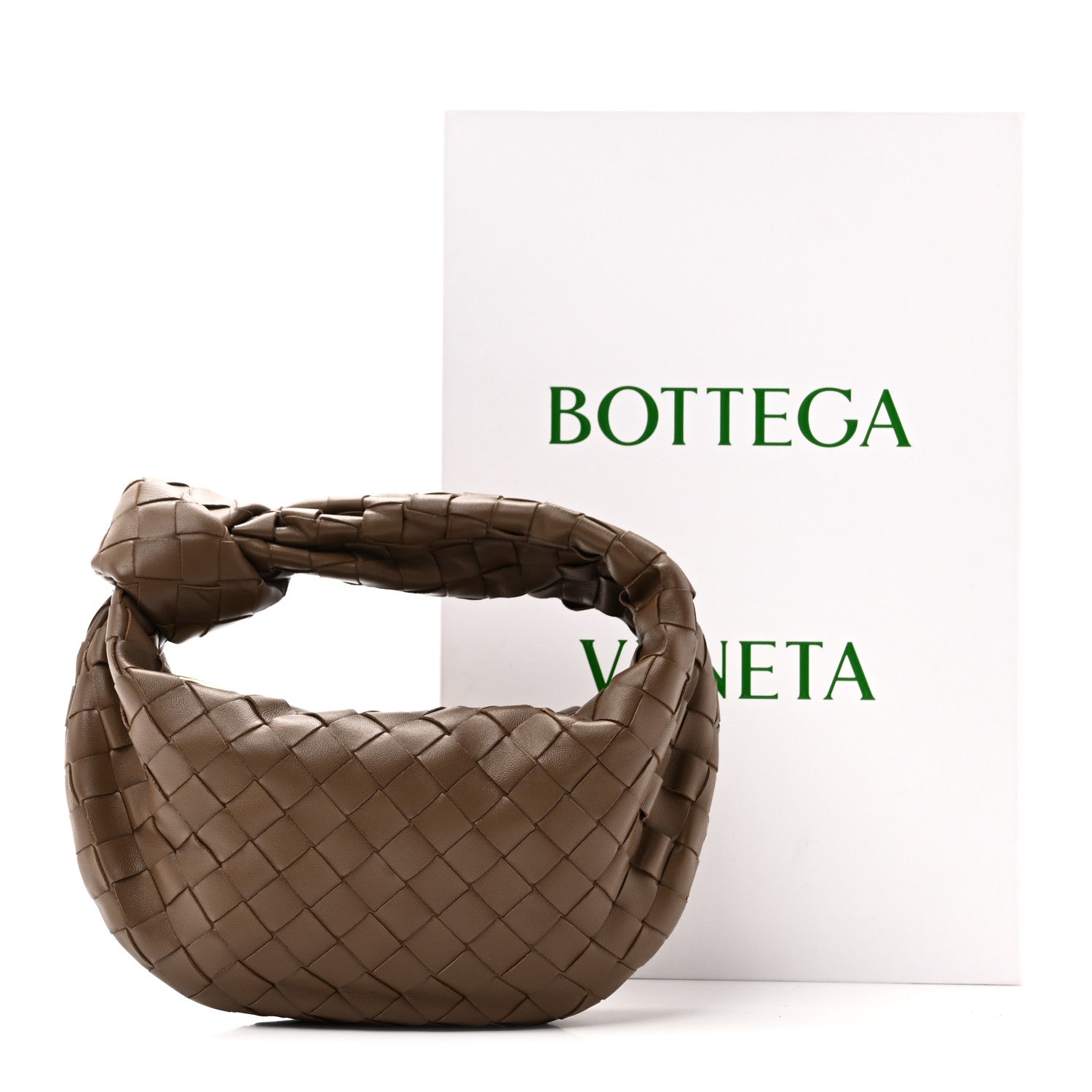 ポンチョです！！BOTTEGA VENETA ボディバッグ ダークブラウン Bottega Veneta Nappa Intrecciato Mini Jodie Dark Taupe 1891306