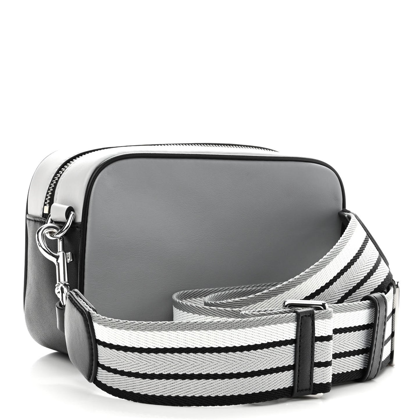 Calfskin Signet Flash Camera Bag Rock Gray