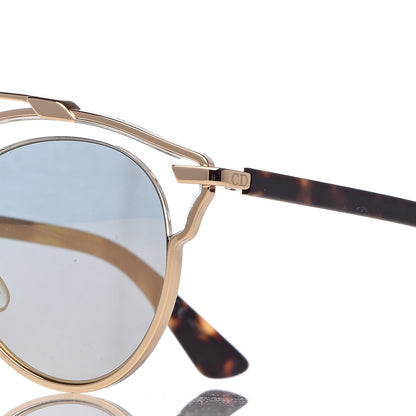 Christian Dior Mirrored So Real Sunglasses Gold 7 of 8