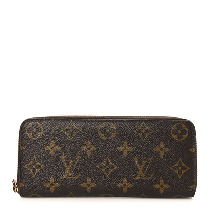 Louis Vuitton Monogram Clemence Wallet Rose Ballerine 1 of 6