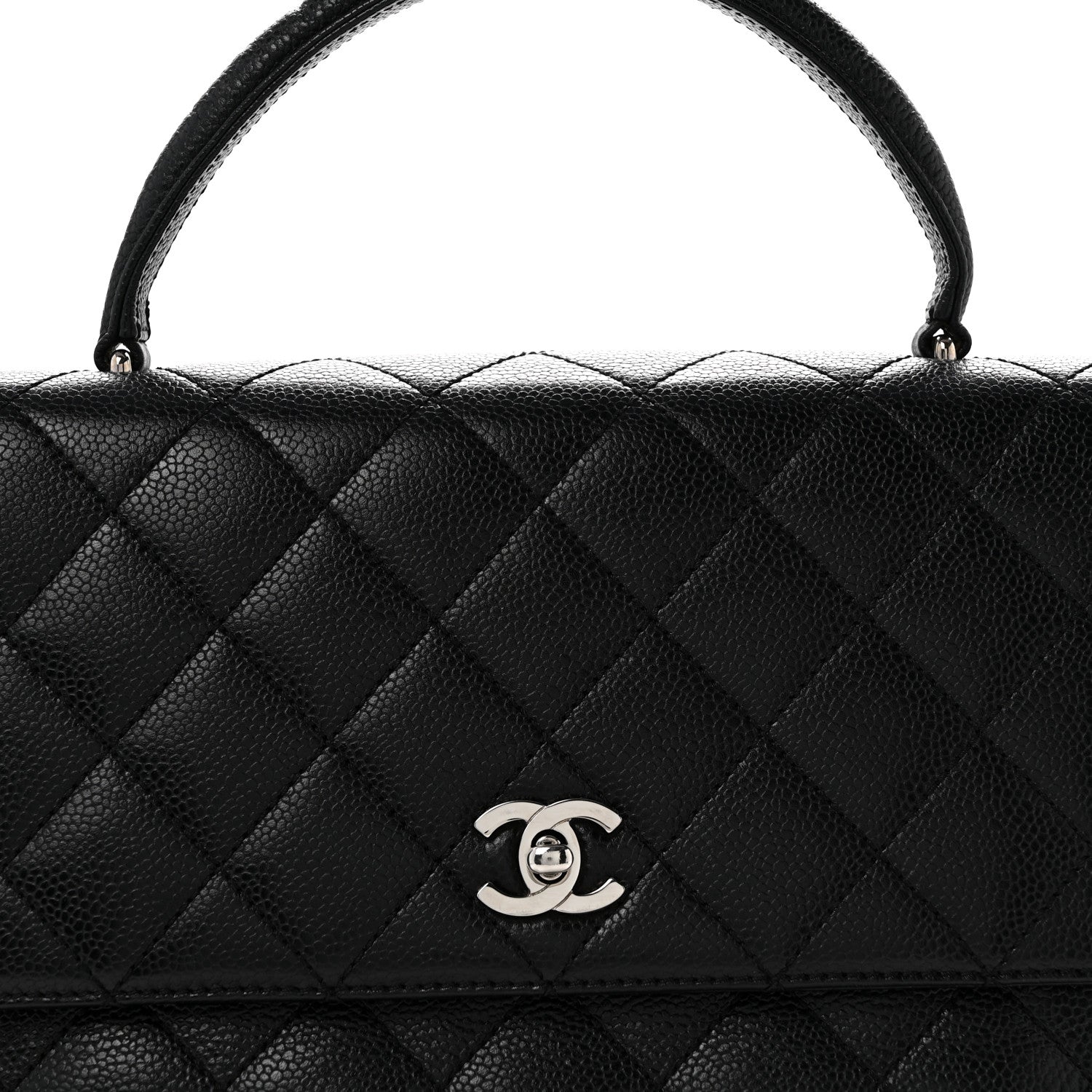 Chanel Caviar Quilted Jumbo Kelly Flap Black 9 of 16