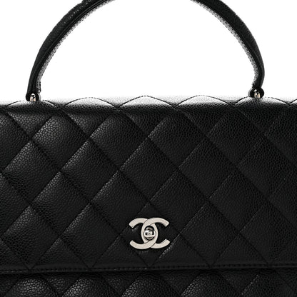 Chanel Caviar Quilted Jumbo Kelly Flap Black 9 of 16